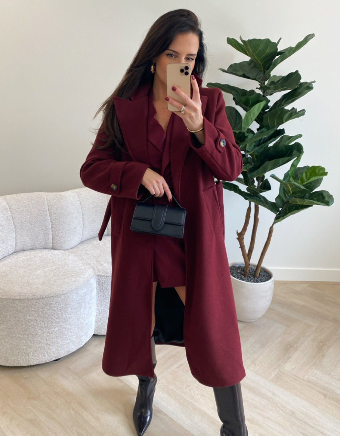 Juliette - Trenchcoat Burgundy