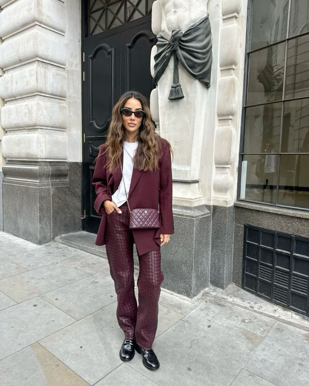 Naomi - Chique Burgundy Blazer