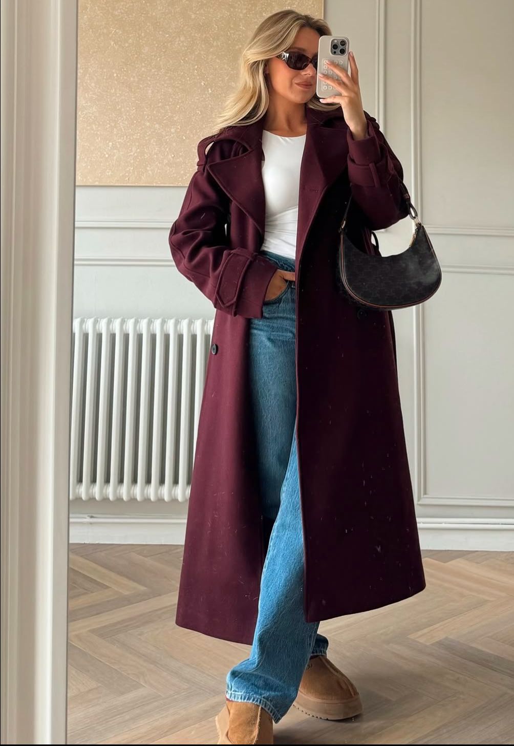 Juliette - Trenchcoat Burgundy